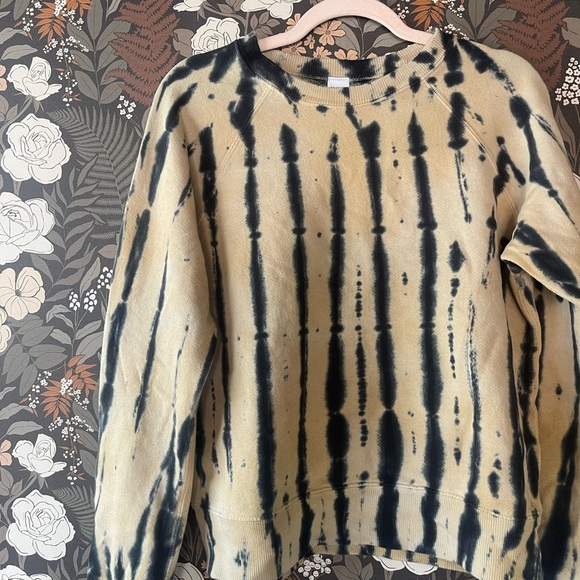 NWOT RE/DONE Classic Raglan Tie-Dye Crewneck Sweatshirt - Picture 3 of 7